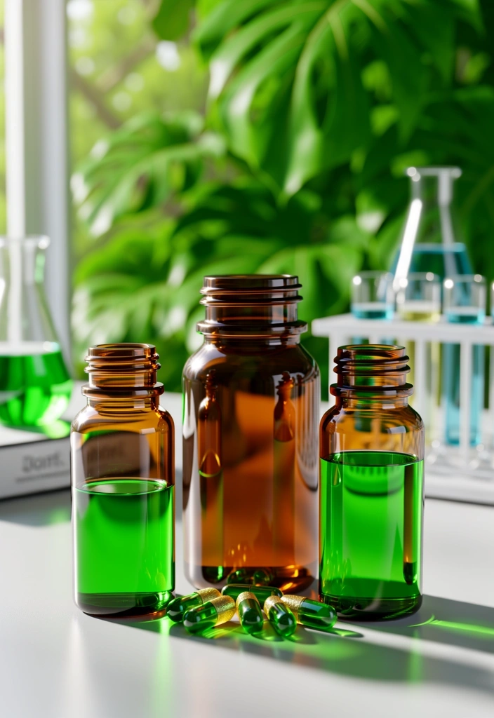 Suplementos botánicos de alta pureza